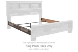 Derekson - Multi Gray - King Panel Rails - $1,574.74 MXN