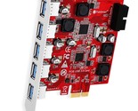 7-Ports Superspeed 5Gbps Usb 3.0 Pcie Expansion Card, 5-Ports Usb-A And ... - $51.99