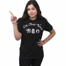 Fifth Sun Size Women&#39;s S/M &quot;I&#39;m not your BOO&quot; graphic Halloween T-Shirt NWT - $4.49
