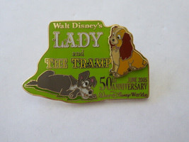 Disney Trading Pins 39445     WDW - Lady and The Tramp 50th Anniversary - £74.73 GBP