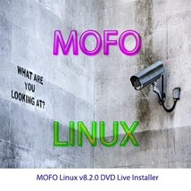 MOFO Linux v8.2.0 DVD Live Installer Same Day Shipping USA - £7.66 GBP