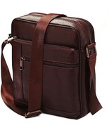 Genuine Leather Men Messenger Bag Fashion Casual Shoulder Small Male Cro... - £39.22 GBP