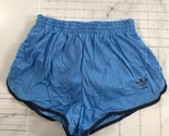 Vintage adidas Pantaloncini Corsa DA UOMO S 28-30 Luce Blu Tre Blu Navy ... - $74.68