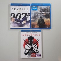 Blu ray Lot Of 3 Skyfall 007 Battle Los Angeles The Wolverine NEW/SEALED - £11.15 GBP
