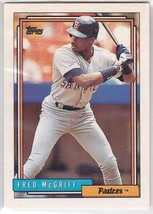 M) 1992 Topps Baseball Trading Card - Fred McGriff #660 - £1.54 GBP