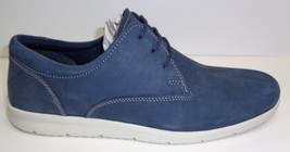 Steve Madden Size 9 M CLAY Navy Blue Leather Lace Up Oxfords New Mens Shoes - £76.89 GBP