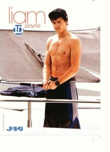 Liam Payne One Direction teen magazine pinup clipping shirtless fishing ... - $3.50