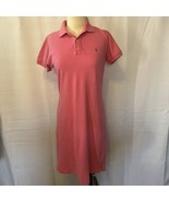 Ralph Lauren Sport Pink Polo Dress Cotton Short Sleeve Size M Preppy Blu... - €29,11 EUR