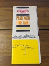 Vintage 1967 New York Central System Passenger Time Table Brochure - $39.59