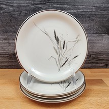 Ceres Easterling 4 Plate Set Bread Butter Wheat Pattern 6” 15cm Bavaria German - £14.93 GBP