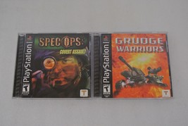 Spec Ops: Covert Assault / Grudge Warriors PlayStation Video Games Lot of 2 MINT - £11.37 GBP