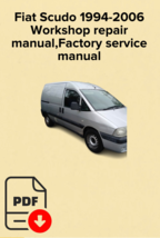 Fiat Scudo 1994-2006 Workshop repair manual,Factory service manual,OEM - $21.13 CAD