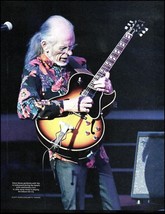 YES band Steve Howe with his Gibson ES-175 guitar 8 x 11 pin-up photo - £3.38 GBP