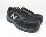 New Balance Men&#39;s 589 ESD Composite Toe Work Shoes MID589V1 Black/Gray 12D - £75.65 GBP