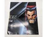 Xmen Trading Card Game Retail Shop Sell Sheet Advertisement - £15.49 GBP