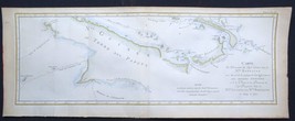 New Guinea, Bismarck Archipelago, map Cook/Benard, 1774, Carte des Décou... - $76.26