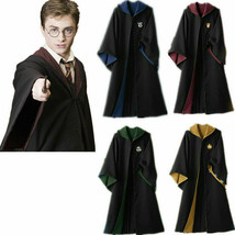 Harry Potter Cosplay Gryffindor Slytherin Hufflepuff Ravenclaw Robe Cloak - £8.78 GBP