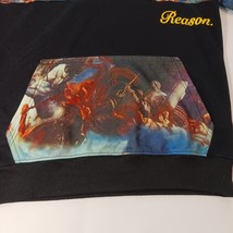 REASON Men's Multicolor Angel Designed Pockets Hoodie Pullover Sweatshirt Large image 11