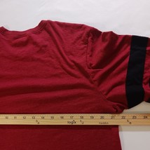 '47 Alabama Football Men Red & Black Cotton Blend Long Sleeve Graphic T-Shirt  L image 10