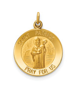 14k Saint Patrick Medal Charm XR404 - $347.89