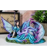 Twilight Slumber Enchanted Fairy With Sleeping Dragon On Lap Amy Brown F... - $102.50 CAD