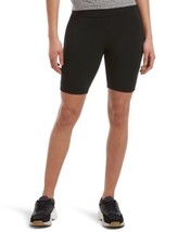 HUE Womens Essentials High-Rise Bike Shorts color Black Size 2XL - £15.76 GBP