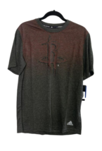 Adidas Men&#39;s Houston Rockets Surface Short Sleeve Crew T-Shirt, Dark Gray, Large - £19.46 GBP