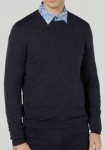 Tasso Elba Men&#39;s Cotton Blend Lightweight Crewneck Sweater Navy Size XXL - $14.99