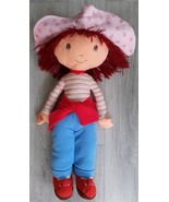28&quot; Strawberry Shortcake Jumbo Plush Doll Cuddle Pillow Vintage No Tag - $787.01 MXN
