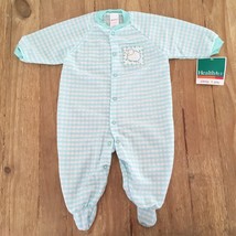 Healthtex One Piece Sleep &amp; Play 6-9 Mos New Vintage Mint - £19.05 GBP