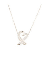 Tiffany &amp; co. paloma picasso &quot;loving heart&quot; Women&#39;s Necklace 18kt White ... - £558.64 GBP