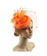 Women Pillbox Hat Polka Dot Veil Vintage Fascinators Tea Party Bridal We... - £9.59 GBP