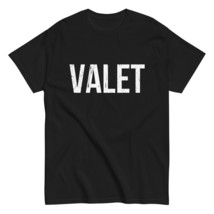 Valet Front Logo Valet Parking Car Park Attendants Private Party Tee T-S... - £17.13 GBP+