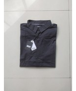 DKNY Full Sleeve Matt Black Men&#39;s shirt WorldWide Shipping T 23 - $418.28 MXN