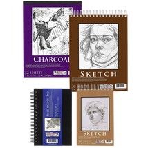Set Of 4 Different Stylesof Sketching And Drawing Paper Pads (242 Sheets... - $38.79