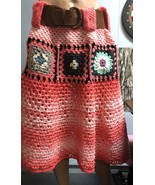Women Skirt Size XL Handmade Granny Square Skirt Cuadros de la abuela - $338.50 CAD