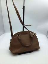 Michael Kors Emmy Large Dome Leather Satchel Shoulder Bag Saffiano Leather - $32.48