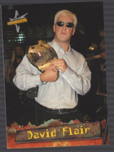1999 Charlotte Flair Half Brother David Flair WCW Men&#39;s Division Topps card#45 . - £1.48 GBP