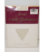 Vintage Hanes Silk Reflections Silky Sheer Control Top Pearl White Ivory... - $15.81