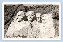 RPPC Mount Rushmore National Monument Black Hills SD South Dakota Postcard E16 - £3.05 GBP