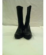 WOMENS BROWN LEATHER VERNON HEELED BOOTIE BOOTS HEELS 7 1/2 - $25.53