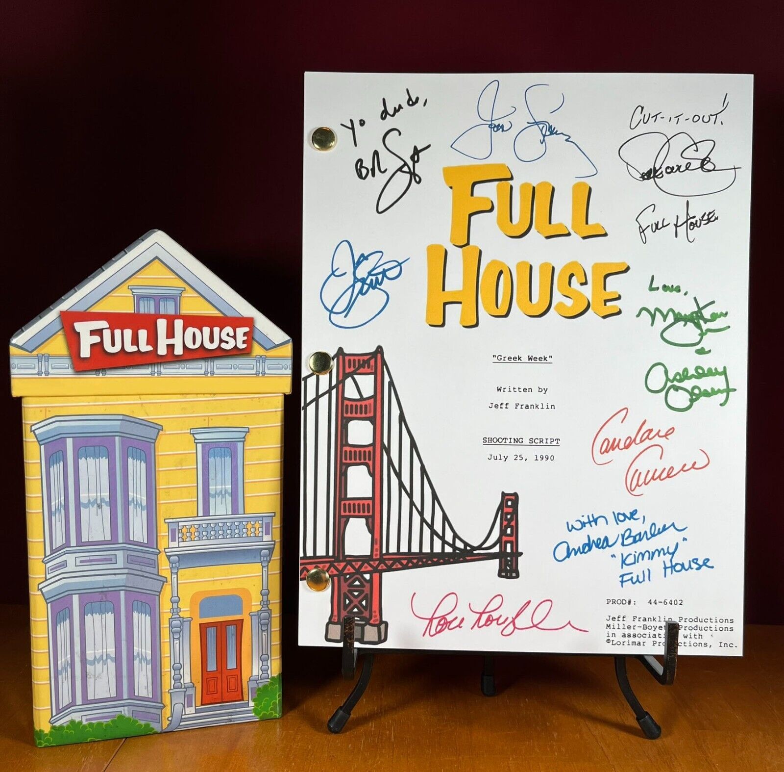 Full House Script Signed- Autograph Reprints- The Tanner Family - $22.99