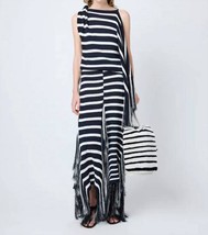 Proenza Schouler Yves Top In Stripe Fringed Knit Size XS - €561,14 EUR