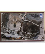 NEW EYES IN THE MIST WOLF PUZZLE 1000 PCS FX SCHMID - $17.38 CAD