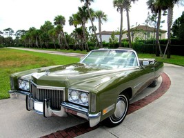 1972 Cadillac Eldorado Convertible green  | POSTER 24 X 36 INCH | classic - £17.51 GBP