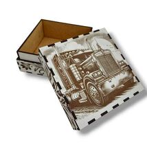 American Truck Keepsake Box – Patriotic Gift for Truck Lovers - $33.00