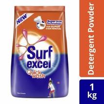 Surf Excel Quick Wash Detergent Powder 1 kg - £29.06 GBP