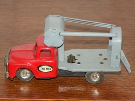 Vintage Tru Mix Cement Mixer Tin Friction Japan Toy Truck - €37,89 EUR