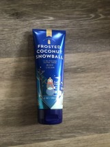 Frosted Coconut Snowball Body Cream Bath Body Works 8oz . Used, 10% Missing - £6.11 GBP