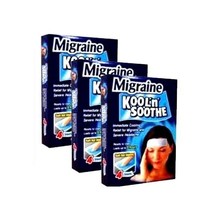 Kool &#39;n&#39; Soothe Migraine Cooling Strips 4 Strips (Packaging may vary) - PACK OF  - £17.78 GBP